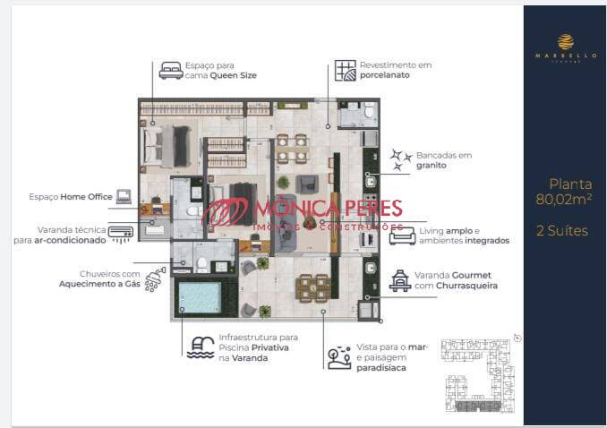 Apartamento à venda com 2 quartos, 70m² - Foto 13